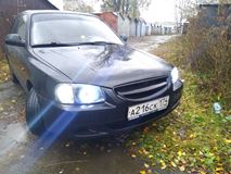 Решётка радиатора Hyundai Accent люкс