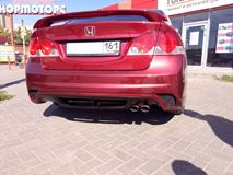 Бампер задний для Honda Civic 4d INGS Extreem