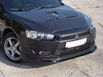 Накладка Zodiak на передний бампер Mitsubishi Lancer 10