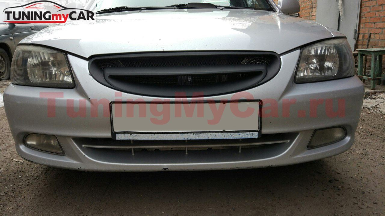 Решётка радиатора Hyundai Accent люкс