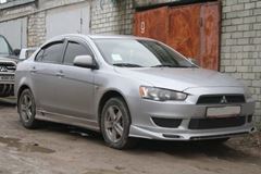 Накладка Zodiak на передний бампер Mitsubishi Lancer 10