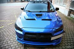 Накладка Zodiak на передний бампер Mitsubishi Lancer 10