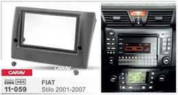 Переходная рамка для установки автомагнитолы CARAV 11-059: 2 DIN / 173 x 98 mm / 178 x 102 mm / FIAT Stilo 2001-2007