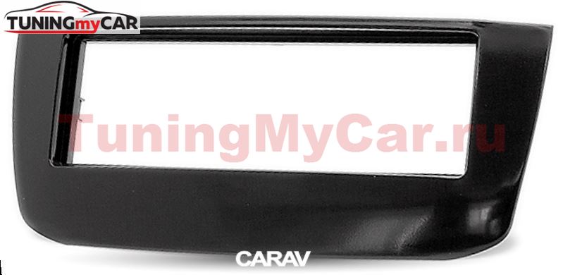 Переходная рамка для установки автомагнитолы CARAV 11-375: 1 DIN / 182 x 53 mm / FIAT Punto (199/310) 2009-2017; Linea (323) 2012+