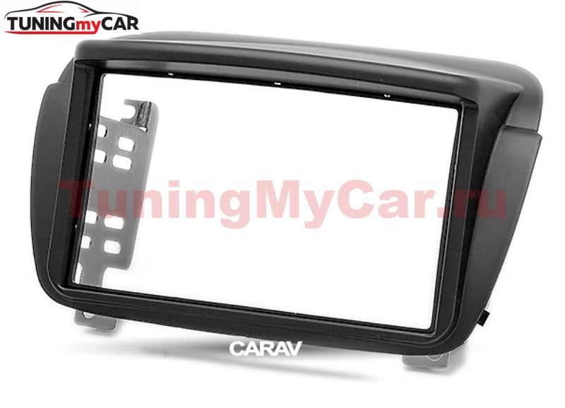 Переходная рамка для установки автомагнитолы CARAV 11-376: 2 DIN / 173 x 98 mm / 178 x 102 mm / FIAT Doblo (263) 2010-2015 / OPEL Combo Tour (D) 2011+