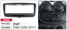Переходная рамка для установки автомагнитолы CARAV 11-645: 1 DIN / 182 x 53 mm / FIAT Palio (326) 2011+