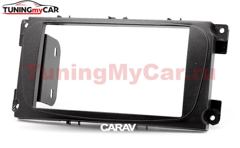 Переходная рамка для установки автомагнитолы CARAV 08-002: 2 DIN / 173 x 98 mm / 178 x 102 mm / FORD Focus II, Mondeo, S-Max, C-Max 2007-2011; Galaxy II 2006-2011; Kuga 2008-2012