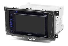 Переходная рамка для установки автомагнитолы CARAV 08-002: 2 DIN / 173 x 98 mm / 178 x 102 mm / FORD Focus II, Mondeo, S-Max, C-Max 2007-2011; Galaxy II 2006-2011; Kuga 2008-2012