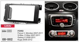 Переходная рамка для установки автомагнитолы CARAV 08-002: 2 DIN / 173 x 98 mm / 178 x 102 mm / FORD Focus II, Mondeo, S-Max, C-Max 2007-2011; Galaxy II 2006-2011; Kuga 2008-2012