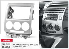 Переходная рамка для установки автомагнитолы CARAV 11-084: 2 DIN / 173 x 98 mm / 178 x 102 mm / FORD i-Max 2006-2009 / MAZDA (5), Premacy 2005-2010