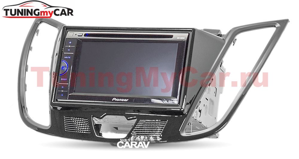 Переходная рамка для установки автомагнитолы CARAV 11-159: 2 DIN / 173 x 98 mm / 178 x 102 mm / FORD C-Max 2010+; Kuga 2013+; Escape 2012+