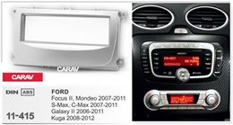 Переходная рамка для установки автомагнитолы CARAV 11-415: 1 DIN / 182 x 53 mm / FORD Focus II, Mondeo, S-Max, C-Max 2007-2011; Galaxy II 2006-2011; Kuga 2008-2012