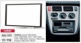 Переходная рамка для установки автомагнитолы CARAV 11-119: 2 DIN / 173 x 98 mm / HONDA Accord, Civic , CR-V, H-RV,  Odyssey, Prelude