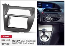 Переходная рамка для установки автомагнитолы CARAV 11-120: 2 DIN / 173 x 98 mm / 178 x 102 mm / HONDA Civic 2006-2011