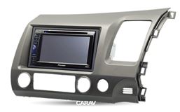 Переходная рамка для установки автомагнитолы CARAV 11-218: 2 DIN / 173 x 98 mm / 178 x 102 mm / HONDA Civic 2007-2011