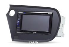 Переходная рамка для установки автомагнитолы CARAV 11-222: 2 DIN / 173 x 98 mm / 178 x 102 mm / HONDA Insight 2009-2014