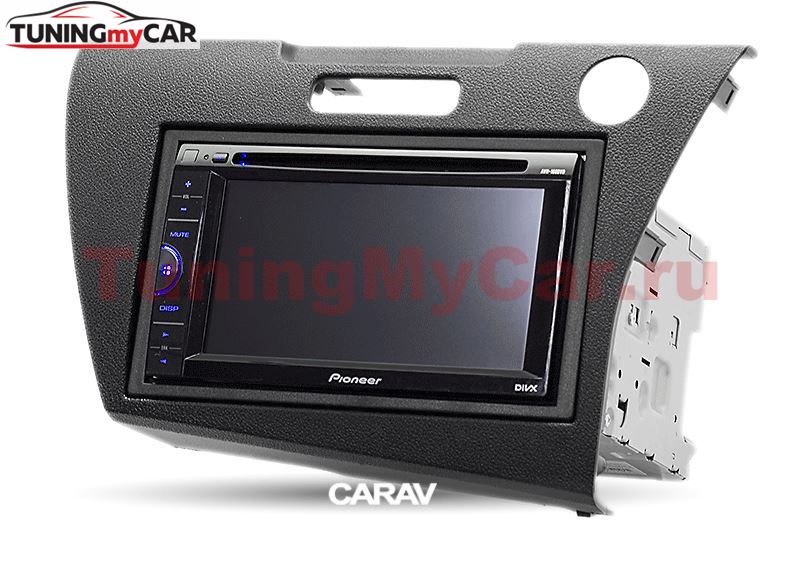 Переходная рамка для установки автомагнитолы CARAV 11-224: 2 DIN / 173 x 98 mm / 178 x 102 mm / HONDA CR-Z 2010+