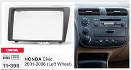 Переходная рамка для установки автомагнитолы CARAV 11-390: OEM - 178 x 102 mm / HONDA Civic 2001-2006