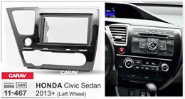 Переходная рамка для установки автомагнитолы CARAV 11-467: 2 DIN / 173 x 98 mm / 178 x 102 mm / HONDA Civic 2013+