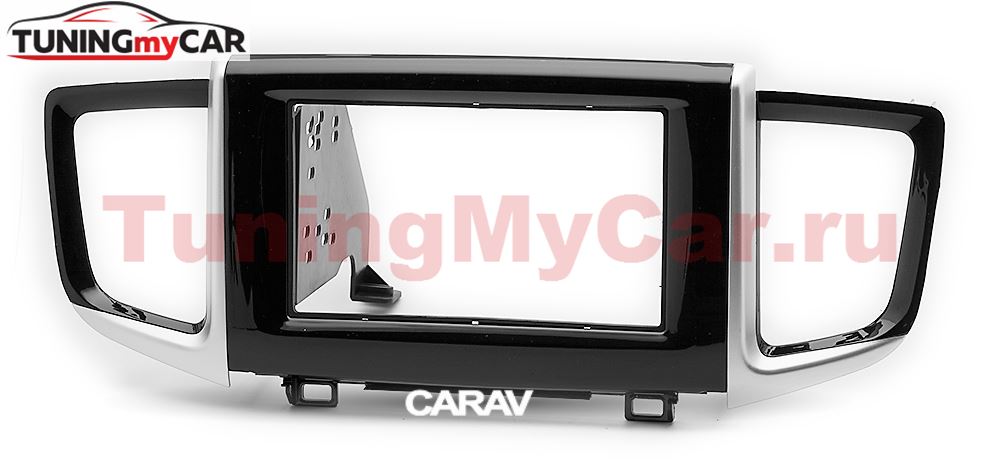 Переходная рамка для установки автомагнитолы CARAV 11-652: 2 DIN / 173 x 98 mm / 178 x 102 mm / HONDA Pilot 2016+