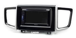 Переходная рамка для установки автомагнитолы CARAV 11-652: 2 DIN / 173 x 98 mm / 178 x 102 mm / HONDA Pilot 2016+