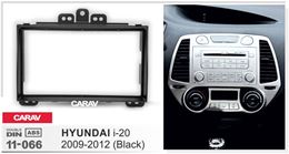 Переходная рамка для установки автомагнитолы CARAV 11-066: 2 DIN / 173 x 98 mm / 178 x 102 mm / HYUNDAI i-20 2009-2012
