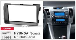 Переходная рамка для установки автомагнитолы CARAV 11-069: 2 DIN / 173 x 98 mm / 178 x 102 mm / HYUNDAI Sonata (NF) 2008-2010
