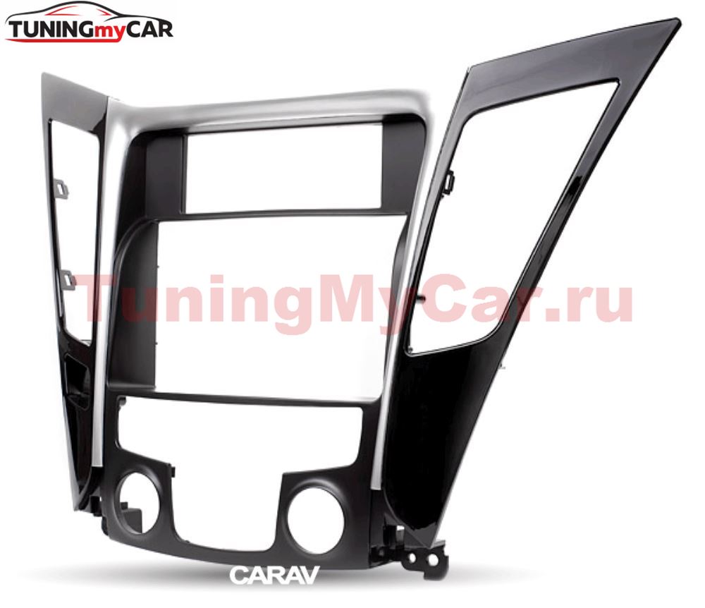 Переходная рамка для установки автомагнитолы CARAV 11-139: 2 DIN / 173 x 98 mm / 178 x 102 mm / HYUNDAI Sonata, i-45 (YF) 2010-2014