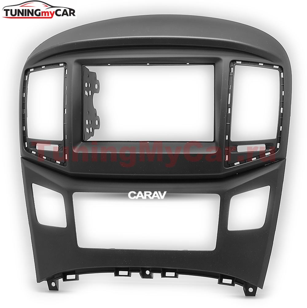 Переходная рамка для установки автомагнитолы CARAV 11-604: 2 DIN / 173 x 98 mm / 178 x 102 mm / HYUNDAI H-1, Starex, i800, iLoad, iMax 2015+