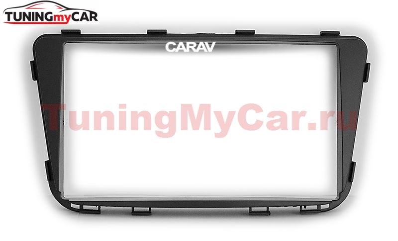 Переходная рамка для установки автомагнитолы CARAV 11-663: 2 DIN / 173 x 98 mm / 178 x 102 mm / HYUNDAI i-25, Accent, Solaris, Verna 2010-2017 / DODGE Attitude 2011-2014