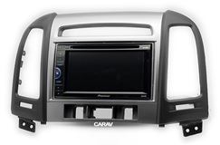 Переходная рамка для установки автомагнитолы CARAV 11-716: 2 DIN / 173 x 98 mm / 178 x 102 mm / HYUNDAI Santa Fe 2006-2012