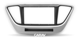 Переходная рамка для установки автомагнитолы CARAV 11-784: 2 DIN / 173 x 98 mm / 178 x 102 mm / HYUNDAI Accent, Solaris, Verna 2017+
