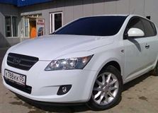 Накладки на фары (реснички) Kia Cееd 