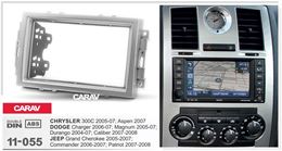 Переходная рамка для установки автомагнитолы CARAV 11-055: 2 DIN / 173 x 98 mm / 178 x 102 mm / CHRYSLER / DODGE/ JEEP 