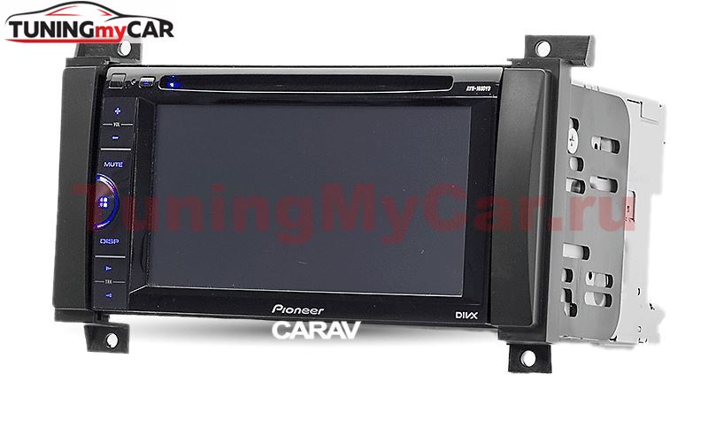 Переходная рамка для установки автомагнитолы CARAV 11-514: 2 DIN / JEEP Grand Cherokee 2011-2013 / DODGE Durango 2011-2013