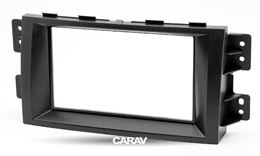 Переходная рамка для установки автомагнитолы CARAV 11-145: OEM - 185 x 107 mm / 178 x 102 mm / KIA Mohave (HM) 2008+, Borrego (HM) 2008-2011