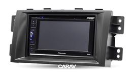 Переходная рамка для установки автомагнитолы CARAV 11-145: OEM - 185 x 107 mm / 178 x 102 mm / KIA Mohave (HM) 2008+, Borrego (HM) 2008-2011
