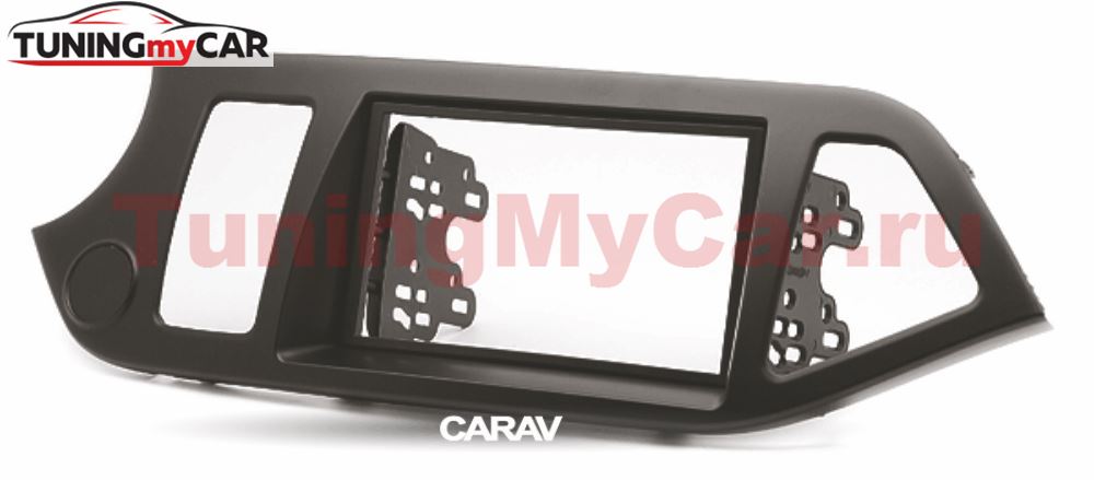 Переходная рамка для установки автомагнитолы CARAV 11-192: 2 DIN / 173 x 98 mm / 178 x 102 mm / KIA Picanto (TA), Morning (TA) 2011-2017