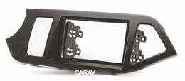 Переходная рамка для установки автомагнитолы CARAV 11-192: 2 DIN / 173 x 98 mm / 178 x 102 mm / KIA Picanto (TA), Morning (TA) 2011-2017