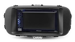 Переходная рамка для установки автомагнитолы CARAV 11-488: 2 DIN / 173 x 98 mm / 178 x 102 mm / KIA Soul 2013+