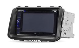 Переходная рамка для установки автомагнитолы CARAV 11-490: 2 DIN / 173 x 98 mm / 178 x 102 mm / KIA Cerato, Forte 2013+; K3 2012+