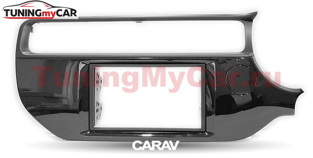 Переходная рамка для установки автомагнитолы CARAV 11-602: 2 DIN / 173 x 98 mm / 178 x 102 mm / KIA Rio (UB), K3 2015-2017