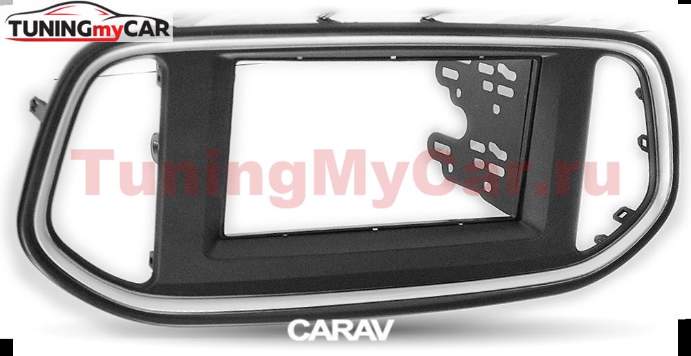 Переходная рамка для установки автомагнитолы CARAV 11-608: 2 DIN / 173 x 98 mm / 178 x 102 mm / KIA KX3 2015+
