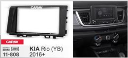 Переходная рамка для установки автомагнитолы CARAV 11-808: 2 DIN / 173 x 98 mm / 178 x 102 mm / KIA Rio (YB) 2016+