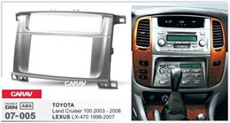 Переходная рамка для установки автомагнитолы CARAV 07-005: 2 DIN / 173 x 98 mm / TOYOTA Land Cruiser 100 2003-2007 / LEXUS LX-470 2002-2007