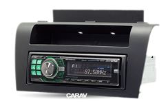 Переходная рамка для установки автомагнитолы CARAV 11-080: 1 DIN / 182 x 53 mm / MAZDA (3) 2004-2008; Axela 2006-2008
