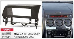 Переходная рамка для установки автомагнитолы CARAV 11-121: 1 DIN / 182 x 53 mm / MAZDA (6), Atenza 2002-2007
