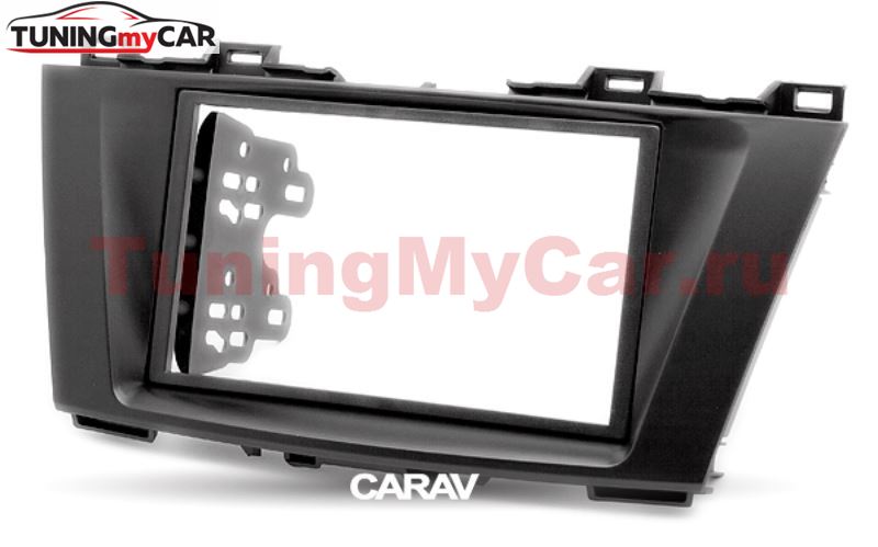 Переходная рамка для установки автомагнитолы CARAV 11-177: 2 DIN / 173 x 98 mm / 178 x 102 mm / MAZDA (5), Premacy 2010-2015 / NISSAN Lafesta Highway Star 2011-2015