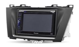 Переходная рамка для установки автомагнитолы CARAV 11-177: 2 DIN / 173 x 98 mm / 178 x 102 mm / MAZDA (5), Premacy 2010-2015 / NISSAN Lafesta Highway Star 2011-2015