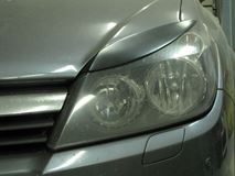 Реснички на фары узкие для Opel Astra H